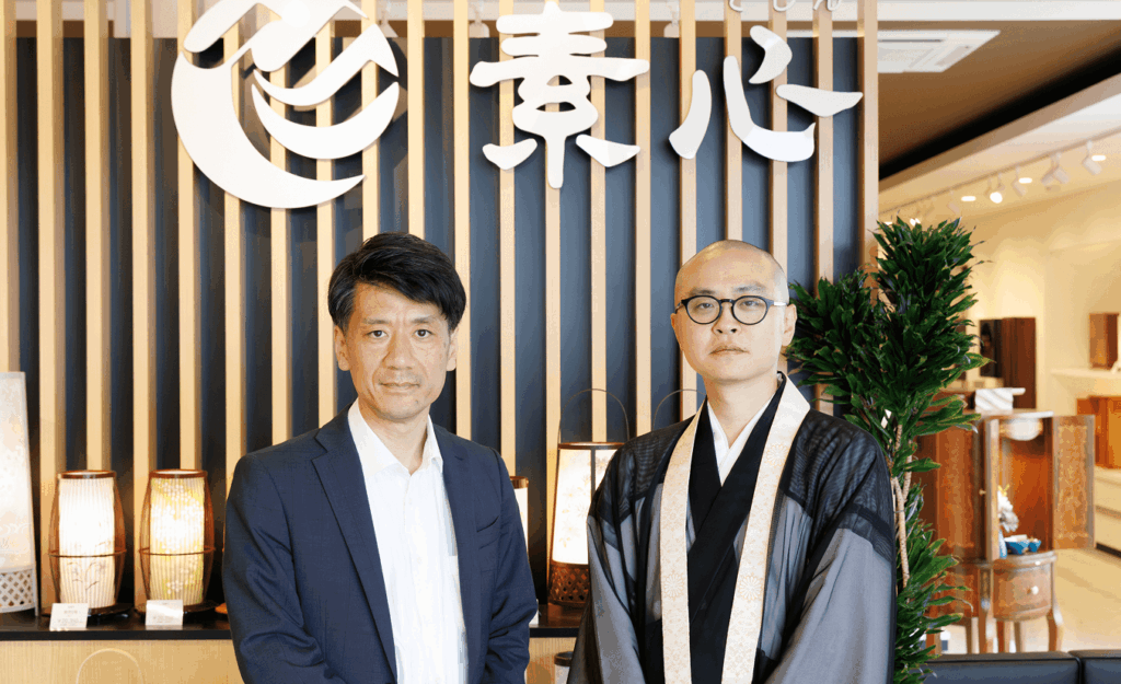 素心店長と住職